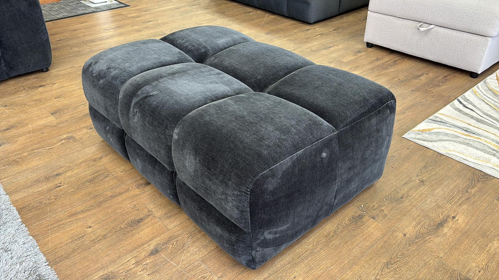 Lunar Sofa Black Footstool