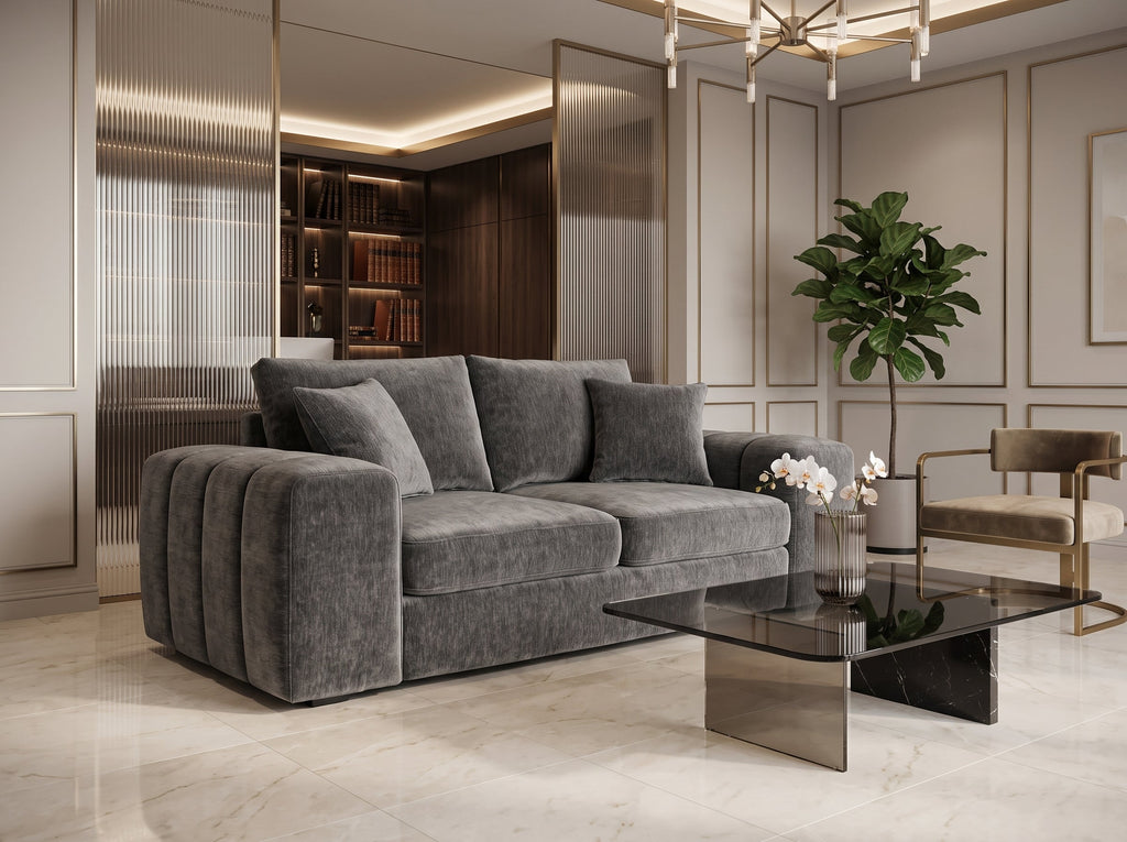 Lunar Sofa Charcoal 2 Seater