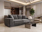 Lunar Sofa Charcoal 3 Seater - Sofa Sloth