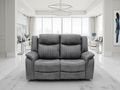 Mellow Electric Recliner Sofa Grey 2 Seater - Sofa Sloth