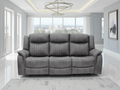 Mellow Electric Recliner Sofa Grey 3 Seater - Sofa Sloth