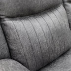 Mellow Electric Recliner Sofa Grey 2 Seater - Sofa Sloth