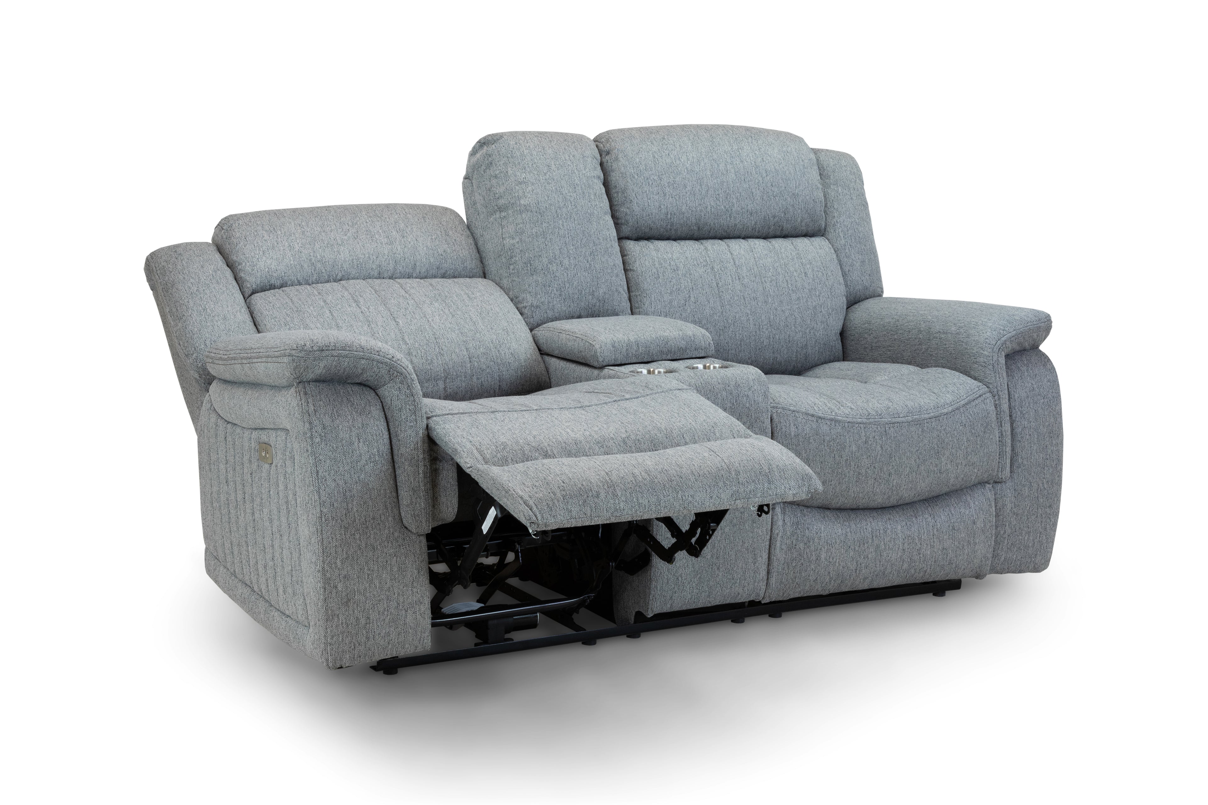 Monte Electric Recliner Sofa Grey 2 Seater