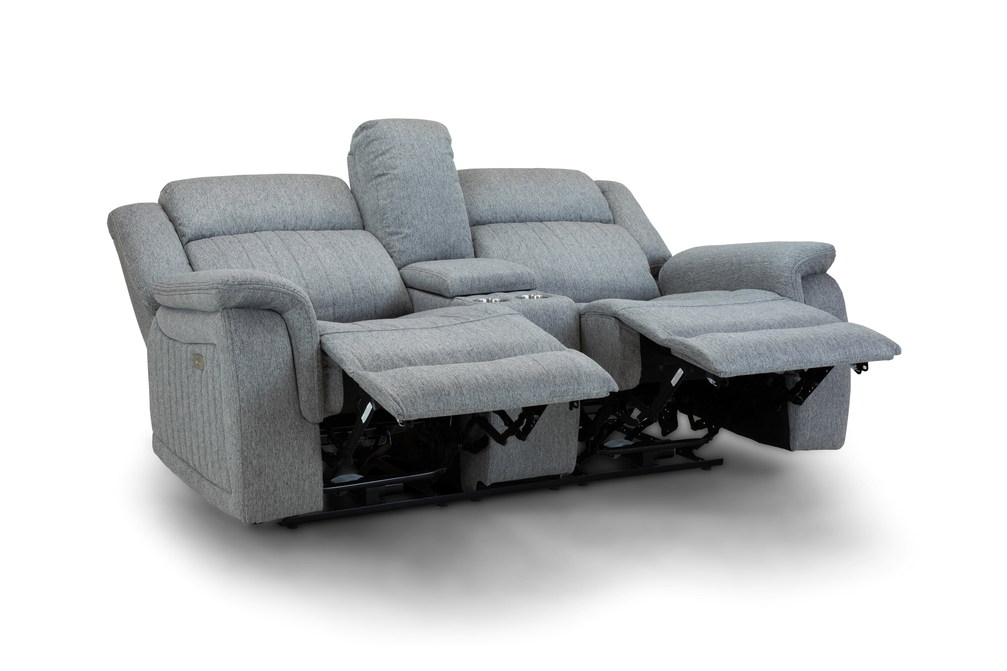 Monte Electric Recliner Sofa Grey 2 Seater