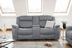 Monte Electric Recliner Sofa Grey 2 Seater
