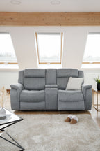 Monte Electric Recliner Sofa Grey 2 Seater