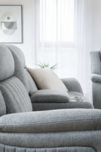 Monte Electric Recliner Sofa Grey 2 Seater