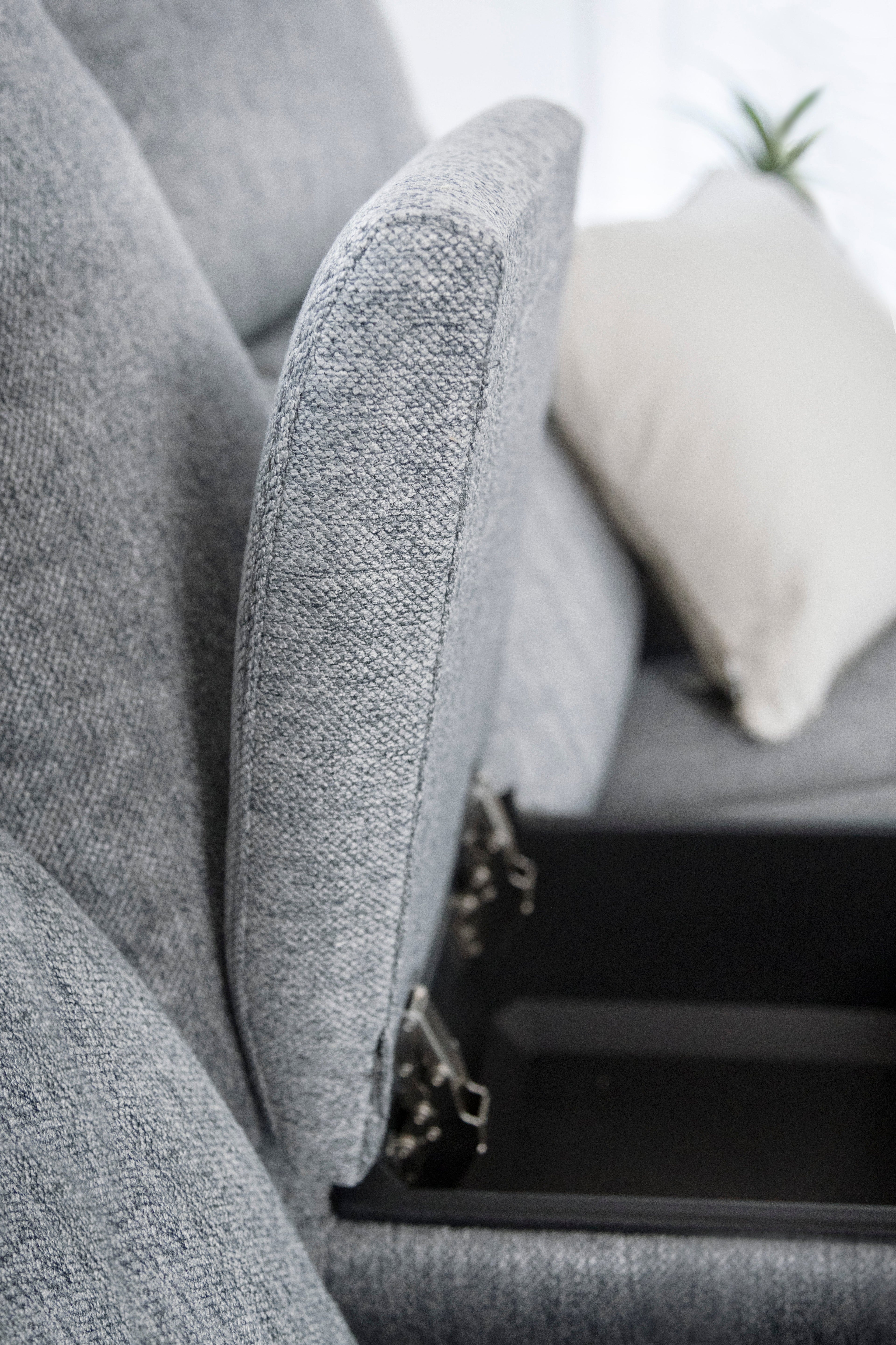 Monte Electric Recliner Sofa Grey 2 Seater
