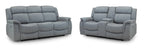 Monte Electric Recliner Sofa Grey 3+2 Set - Sofa Sloth