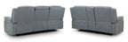 Monte Electric Recliner Sofa Grey 3+2 Set - Sofa Sloth