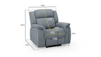 Monte Electric Recliner Sofa Grey Armchair