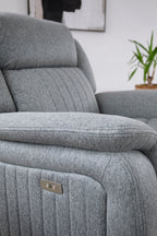 Monte Electric Recliner Sofa Grey Armchair