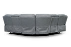 Monte Electric Recliner Sofa Grey Large Corner