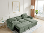 Pace Sofabed Green Universal Corner