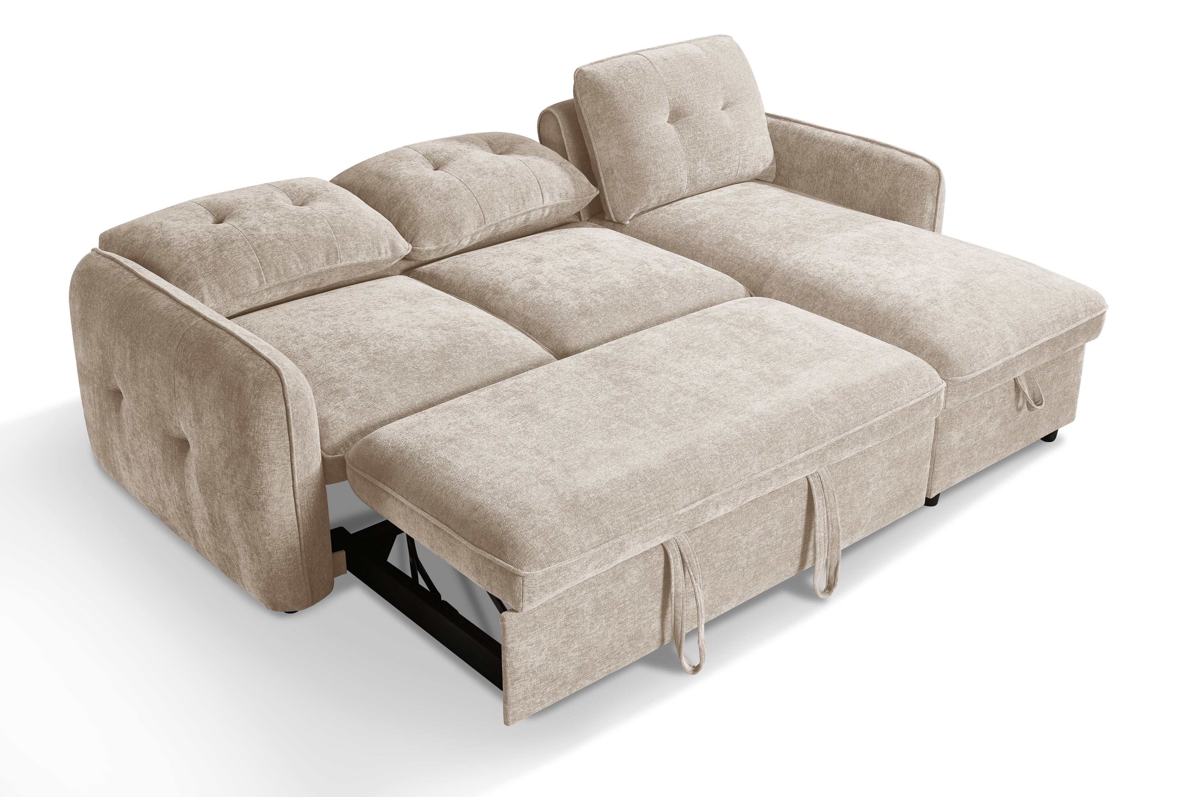 Pace Sofabed Beige Universal Corner - Sofa Sloth