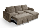 Pace Sofabed Brown Universal Corner - Sofa Sloth