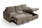 Pace Sofabed Brown Universal Corner - Sofa Sloth