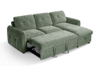 Pace Sofabed Green Universal Corner