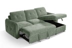 Pace Sofabed Green Universal Corner