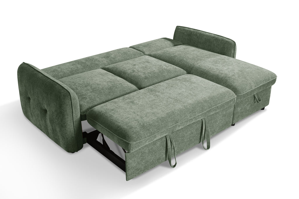 Pace Sofabed Green Universal Corner