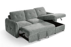 Pace Sofabed Grey Universal Corner - Sofa Sloth