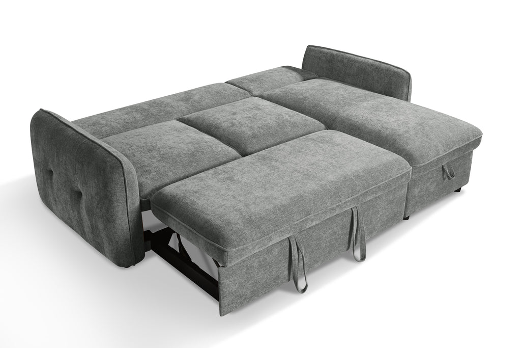 Pace Sofabed Grey Universal Corner - Sofa Sloth