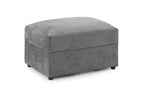 Napper Sofa Grey Footstool - Sofa Sloth