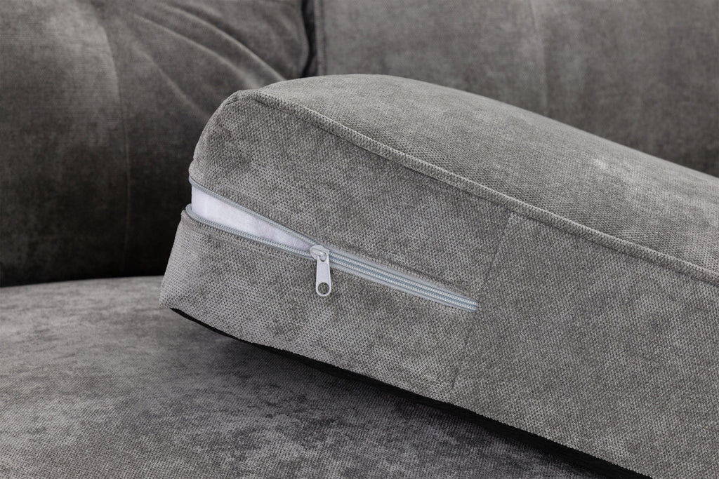 Napper Sofa Grey 2 Seater - Sofa Sloth