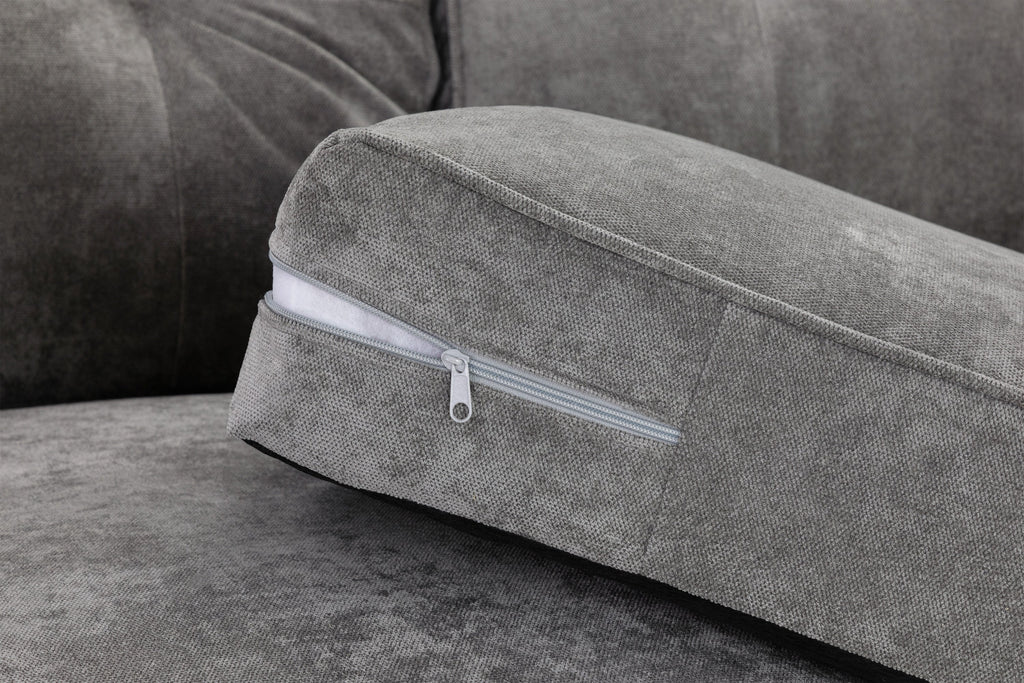 Napper Sofa Grey Large Corner