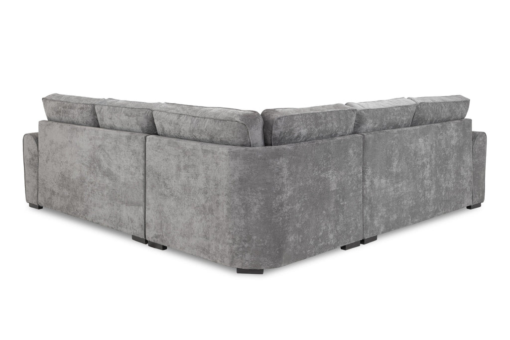 Napper Sofa Grey Large Corner