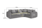 Nest Sofa Grey Right Hand Facing Corner