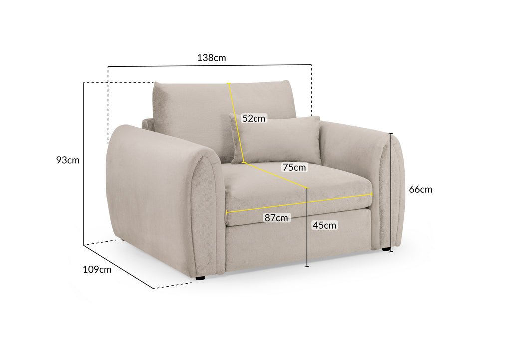Nest Sofa Mocha Armchair