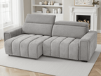 Meadow Electric Sofabed Grey 3 Seater - Sofa Sloth