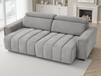 Meadow Electric Sofabed Grey 3 Seater - Sofa Sloth