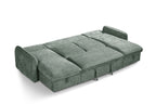 Pace Sofabed Green U Shape Corner - Sofa Sloth