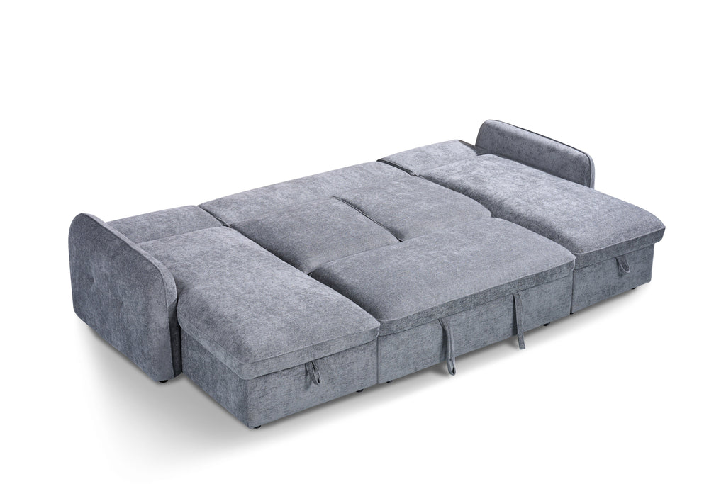 Pace Sofabed Grey U Shape Corner