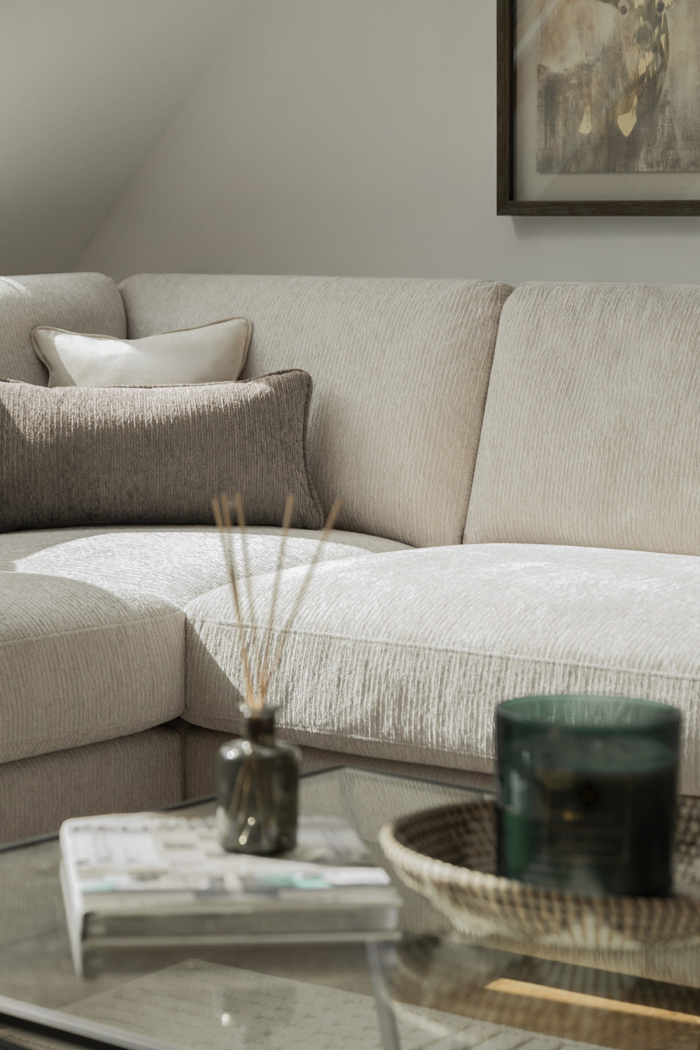 Palma Sofa Beige Large Corner