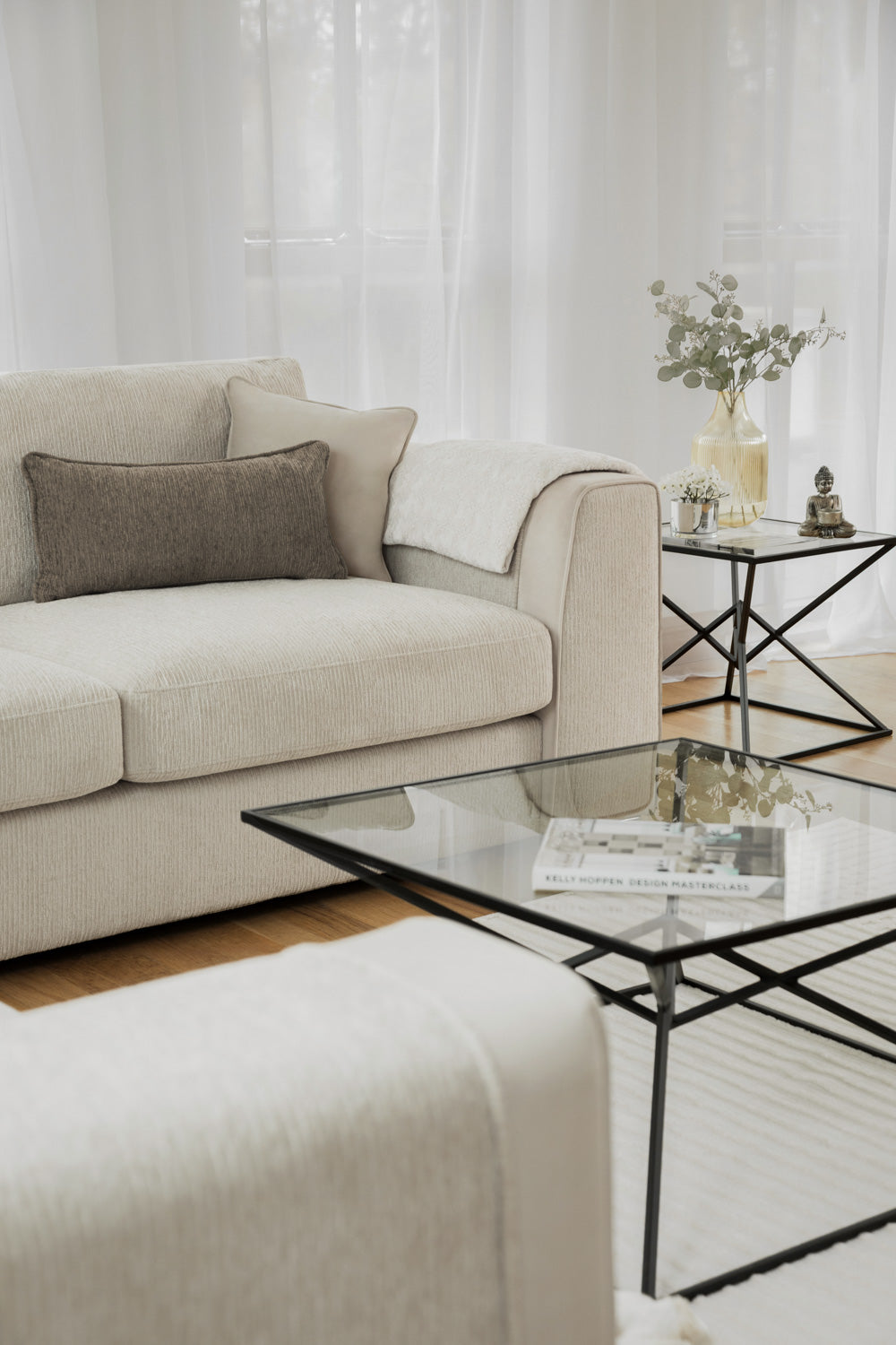 Palma Sofa Beige Large Corner