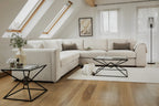 Palma Sofa Beige Large Corner
