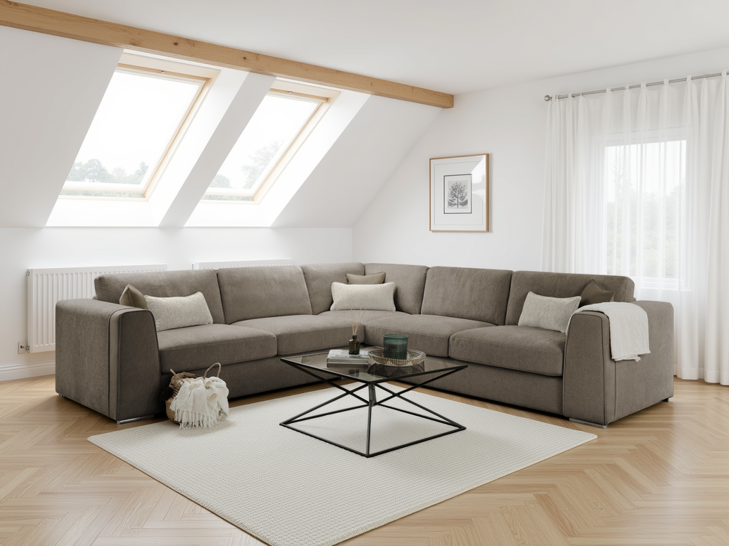 Palma Sofa Mocha Large Corner