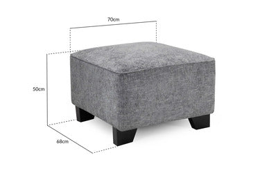 Perch Sofa Slate Footstool