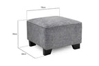 Perch Sofa Slate Footstool