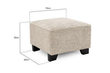 Perch Sofa Stone Footstool