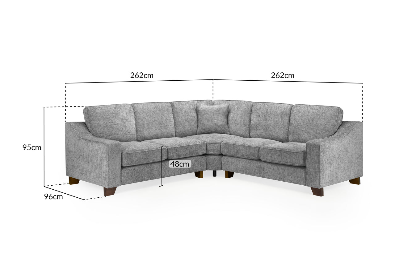 Perch Sofa Slate Large Corner