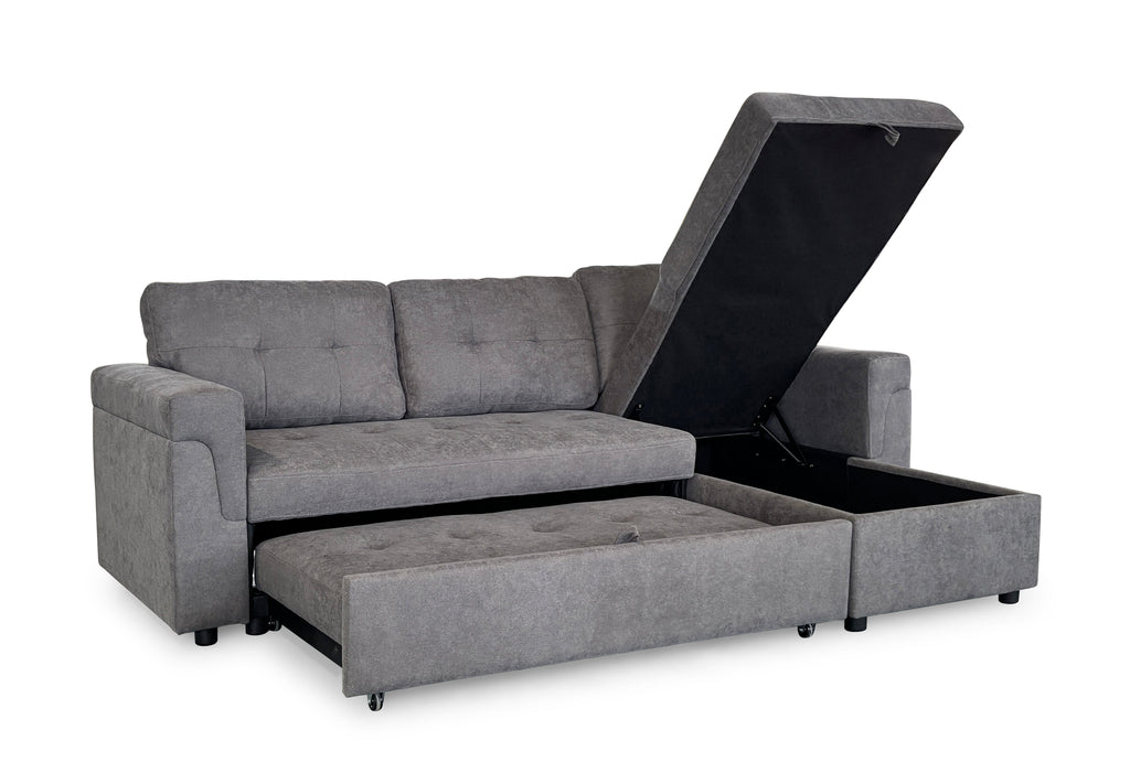 Rio Sofabed Grey Universal Corner