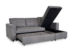 Rio Sofabed Grey Universal Corner