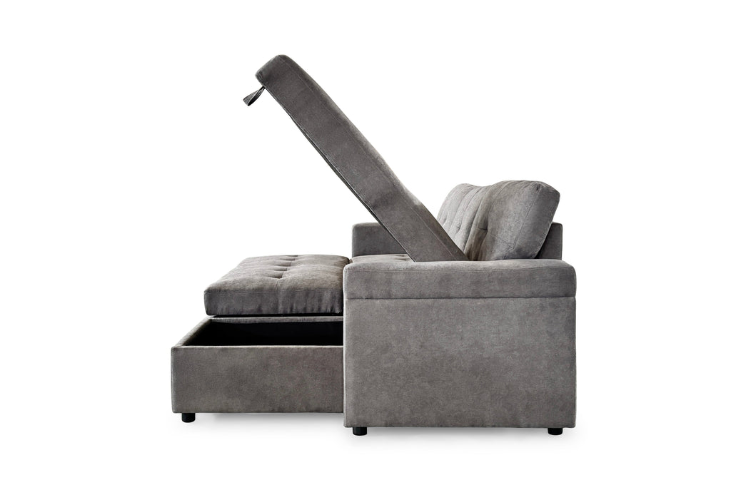 Rio Sofabed Grey Universal Corner