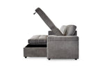 Rio Sofabed Grey Universal Corner