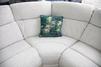 Savanna Electric Recliner Sofa Beige Large Corner
