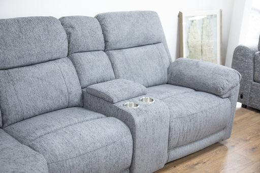 Savanna Electric Recliner Sofa Grey Large Corner